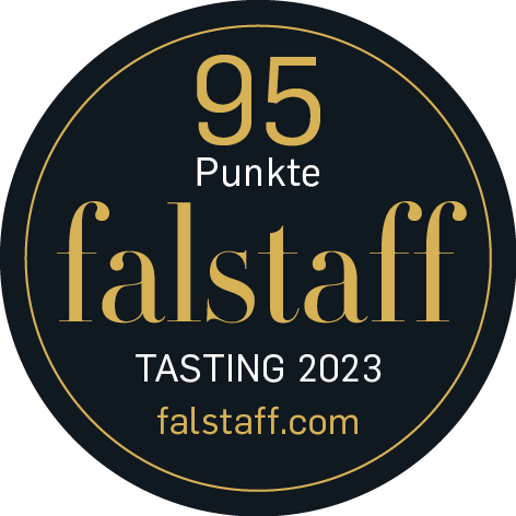 Falstaff-Bewertung Zirberol Sprizz, 95 Punkte